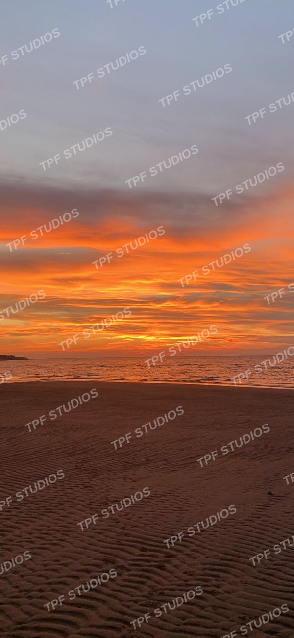 Red sky